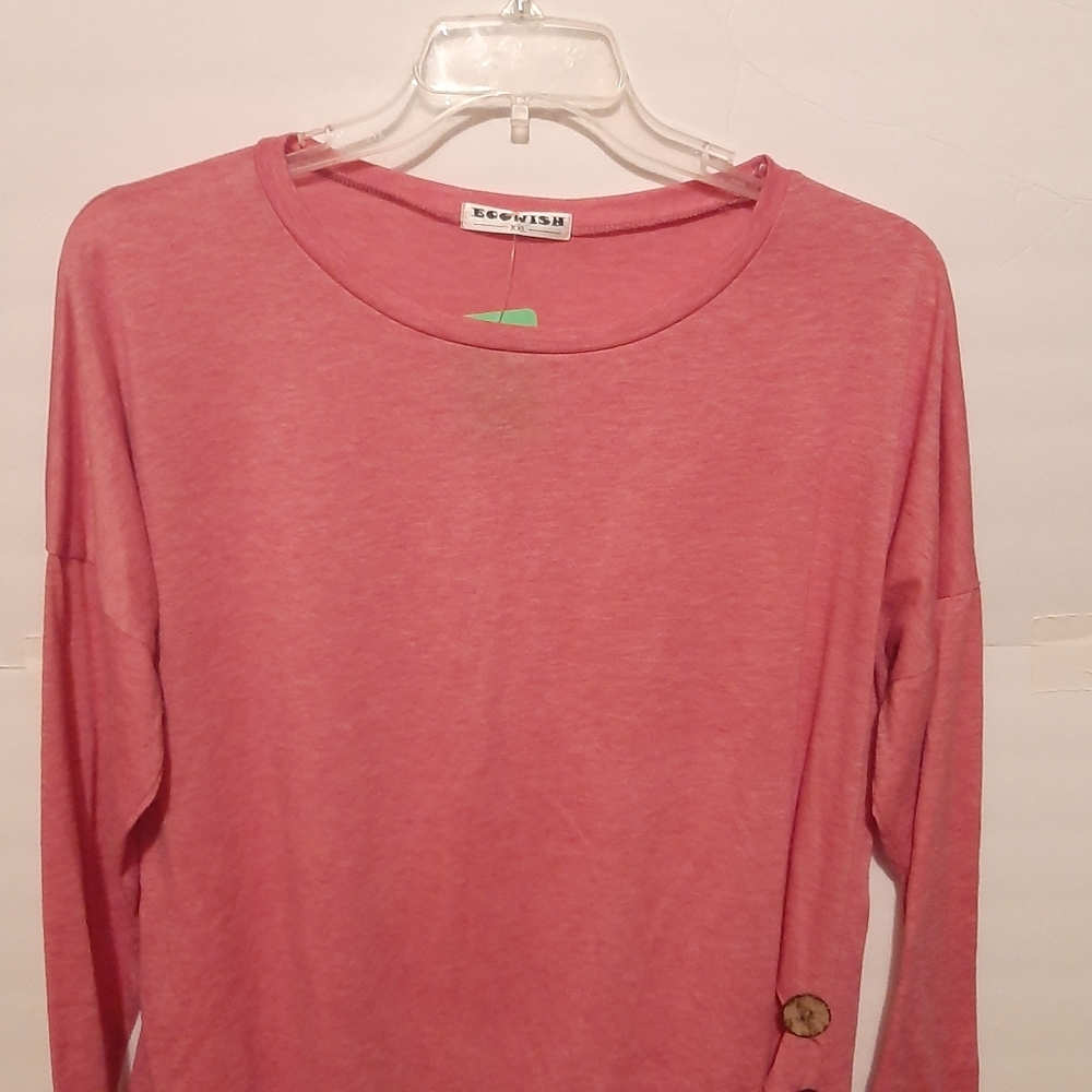 Pink long sleeve shirt